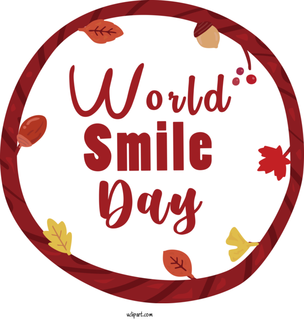 Free Holiday (A) Senile Animal Melvins Logo For World Smile Day Clipart Transparent Background