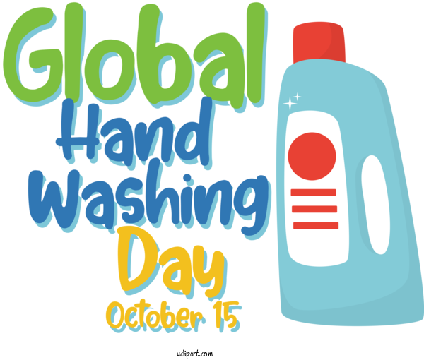 Free Holiday Logo Design Text For Global Handwashing Day Clipart Transparent Background