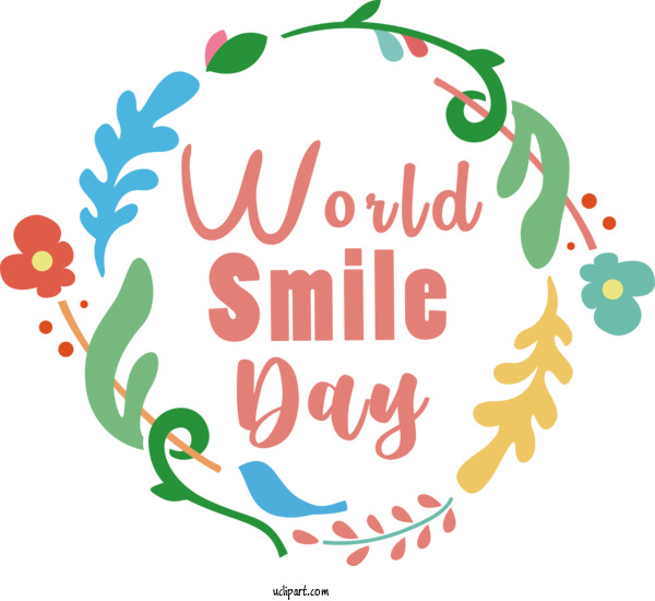 Free Holiday Ōgimi Design Culture For World Smile Day Clipart Transparent Background