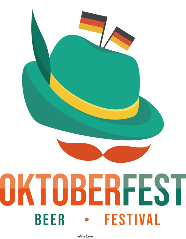 Free Holiday Design Logo Text For Oktoberfest Clipart Transparent Background