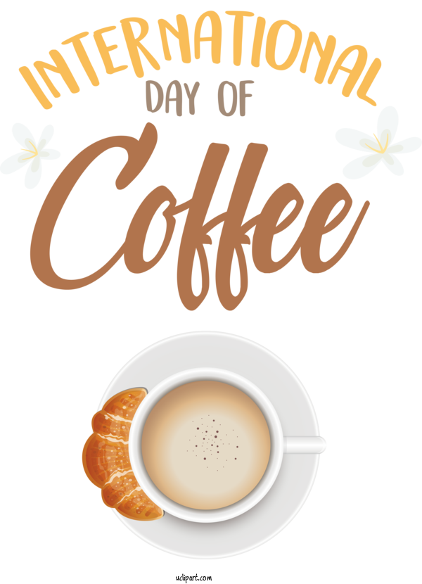 Free Holiday Cappuccino Coffee 09702 For International Coffee Day Clipart Transparent Background