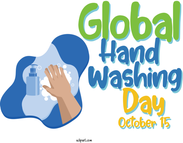 Free Holiday Design Logo Human For Global Handwashing Day Clipart Transparent Background