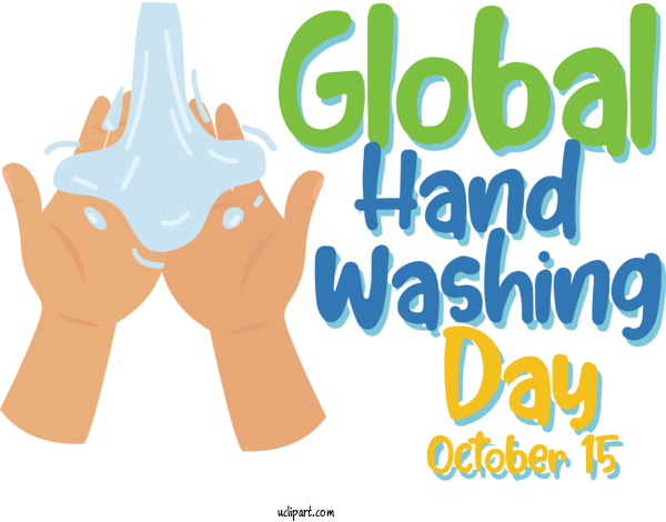 Free Holiday Human Public Relations Logo For Global Handwashing Day Clipart Transparent Background