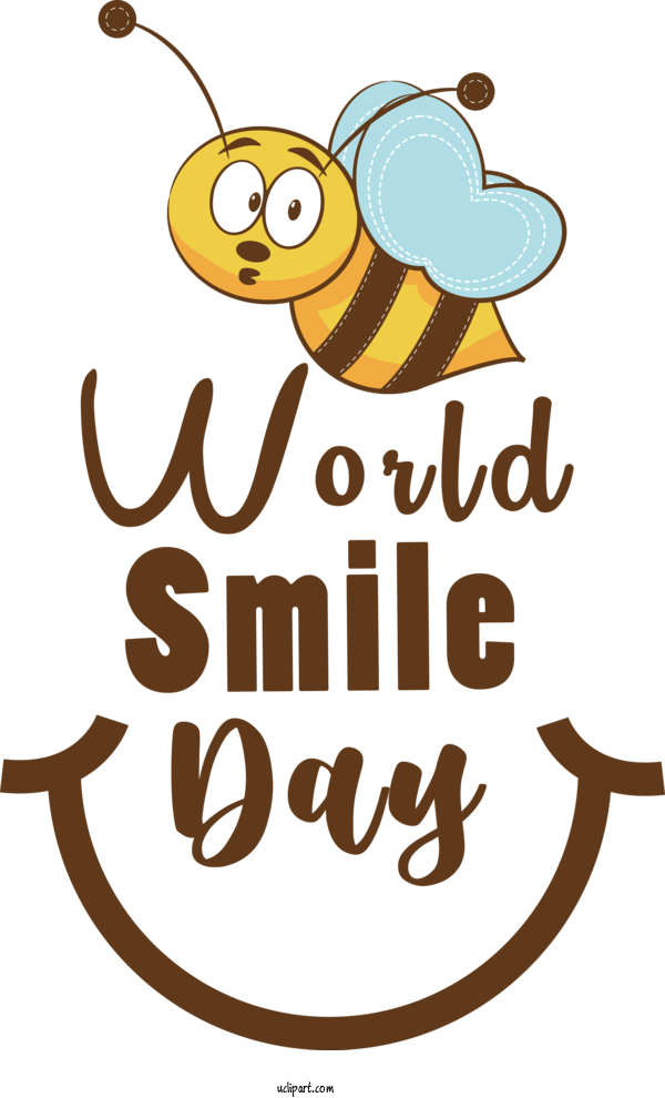 Free Holiday Insects Cartoon Plant For World Smile Day Clipart Transparent Background