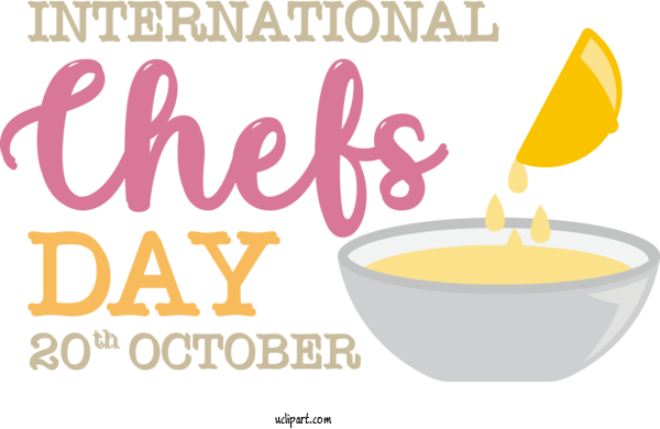Free Holiday Logo Design Book For International Chefs Day Clipart Transparent Background