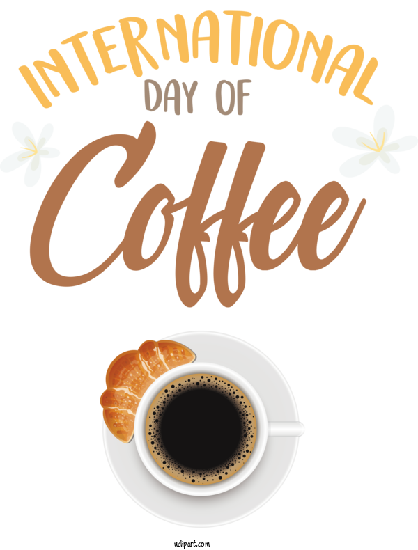 Free Holiday Instant Coffee Coffee Ristretto For International Coffee Day Clipart Transparent Background