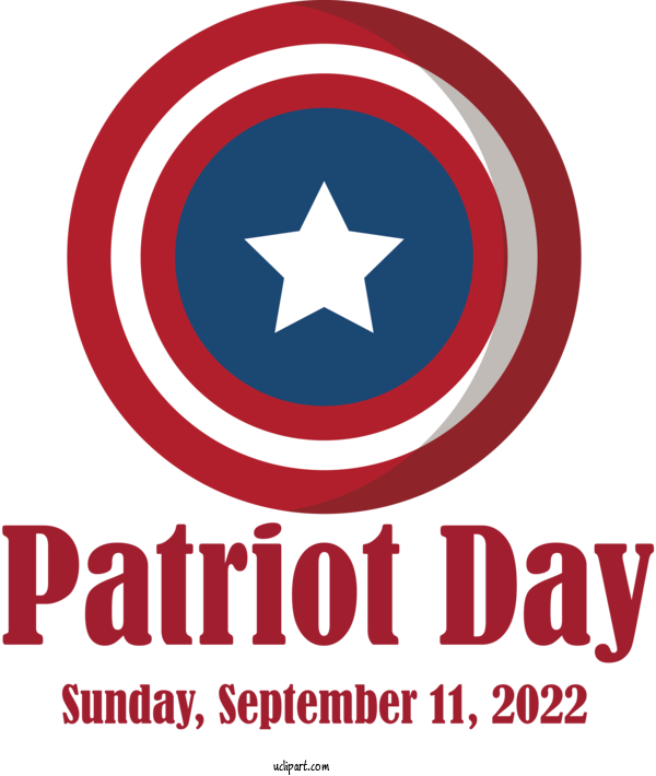Free Holiday Logo Sign Single For Patriot Day Clipart Transparent Background
