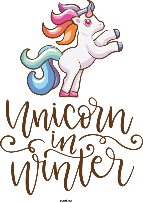 Free Holiday Cartoon Line Flower For National Unicorn Day Clipart Transparent Background