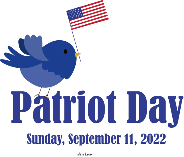 Free Holiday Birds Logo Design For Patriot Day Clipart Transparent Background
