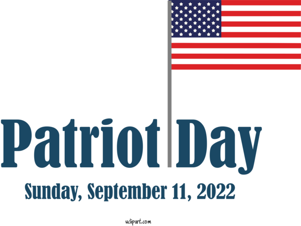 Free Holiday Logo Design Font For Patriot Day Clipart Transparent Background