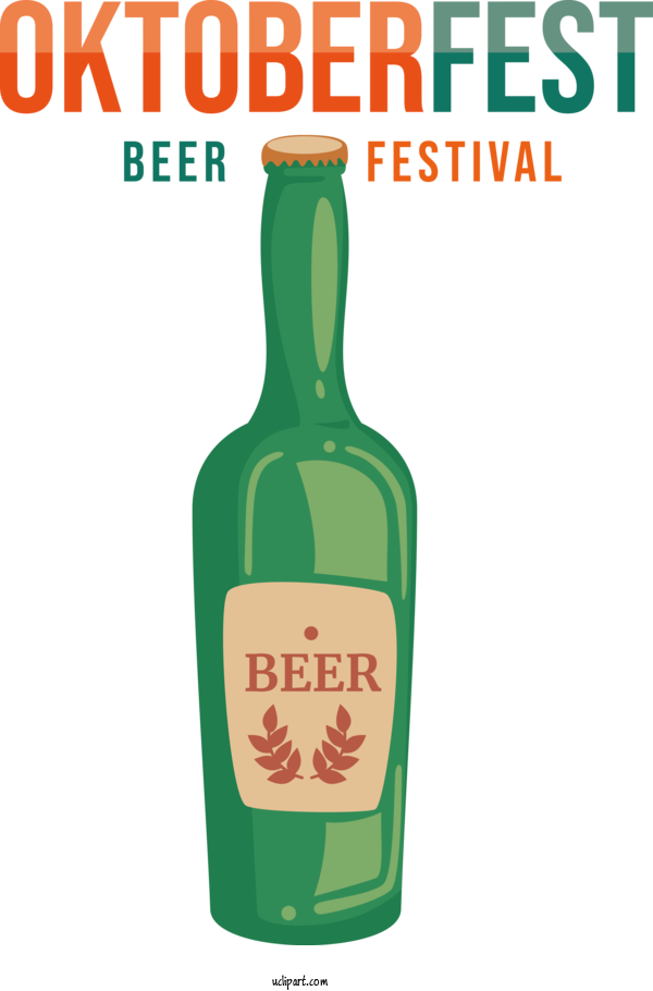Free Holiday Glass Bottle Wine Liqueur For Oktoberfest Clipart Transparent Background