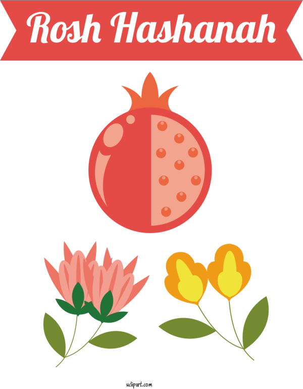 Free Holiday Flower Design Petal For Rosh Hashanah Clipart Transparent Background