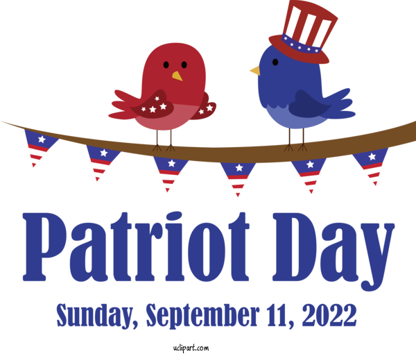 Free Holiday Logo Design Text For Patriot Day Clipart Transparent Background
