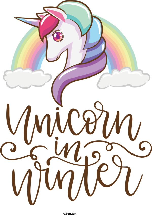Free Holiday Cartoon Line Flower For National Unicorn Day Clipart Transparent Background