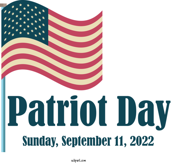 Free Holiday Design Logo Font For Patriot Day Clipart Transparent Background