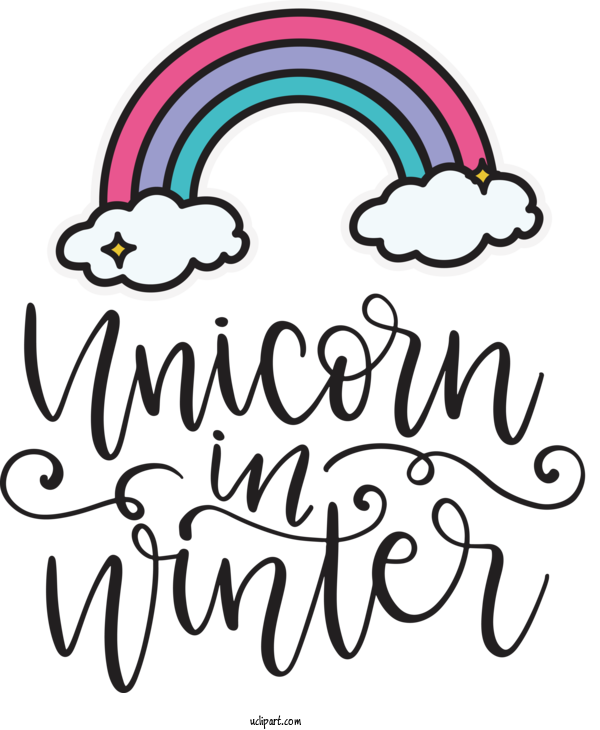 Free Holiday Human Cartoon Line For National Unicorn Day Clipart Transparent Background