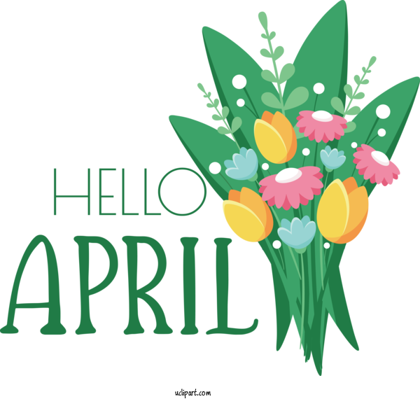 Free April Art Design Calendar Download Germany 2022 For Hello April Clipart Transparent Background