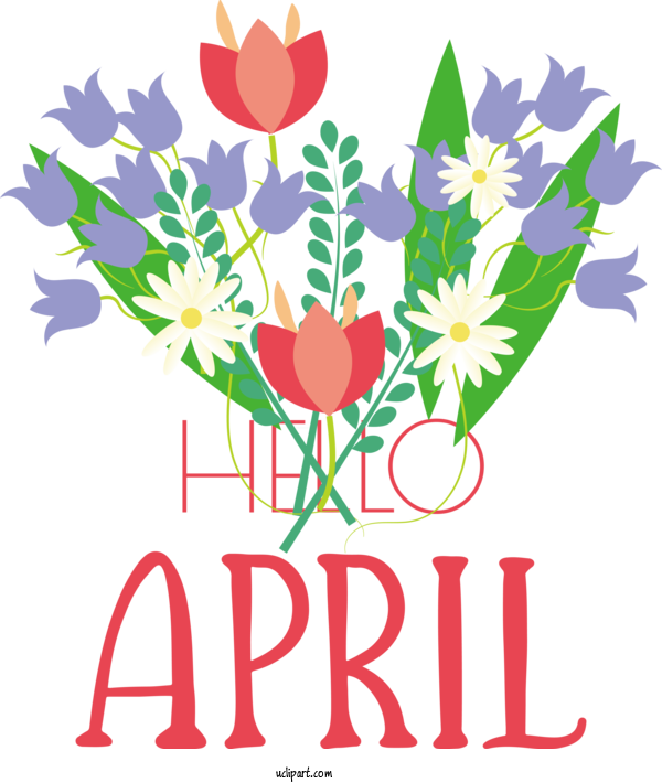 Free April Art Design Rhode Island School Of Design (RISD) Clip Art For Fall Flower For Hello April Clipart Transparent Background