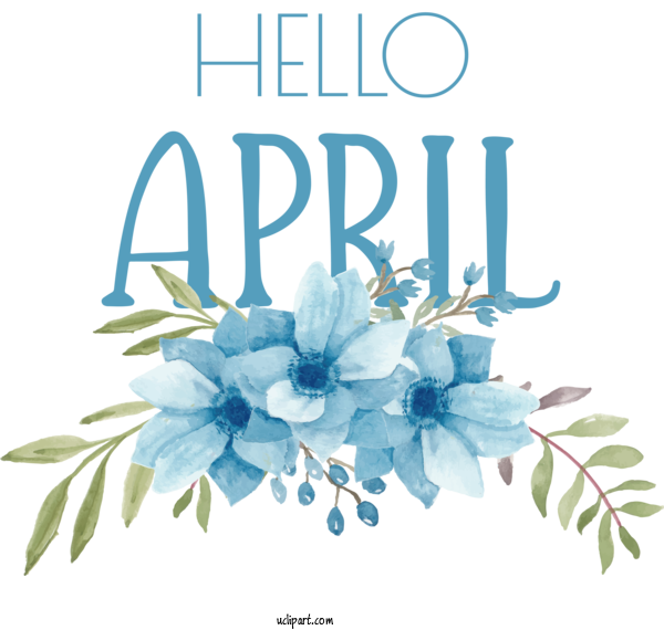 Free April Art Design Calendar Julian Calendar Gregorian Calendar For Hello April Clipart Transparent Background