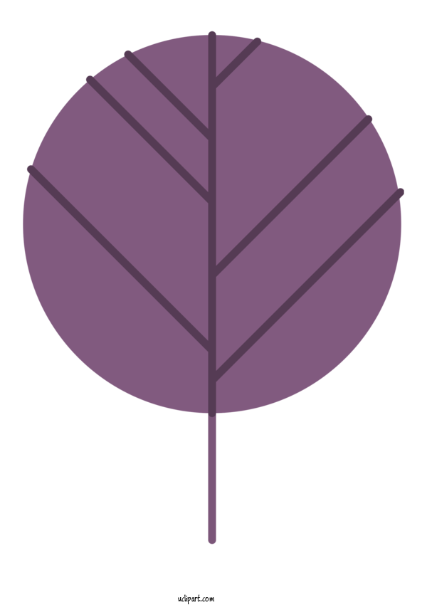 Free Forest Clipart Leaf Violet Color For Go Green Clipart Transparent Background