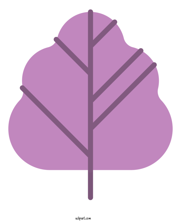 Free Forest Clipart Leaf Flower Violet For Go Green Clipart Transparent Background