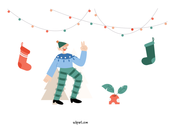 Free Christmas Background Design Human Cartoon For Christmas Decoration Clipart Transparent Background