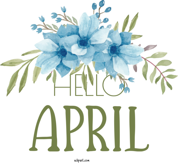 Free April Art Design Calendar Julian Calendar Calendar Year For Hello April Clipart Transparent Background