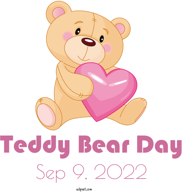 Free Teddy Bear Teddy Bear Logo Cartoon For Teddy Bear Day Clipart Transparent Background