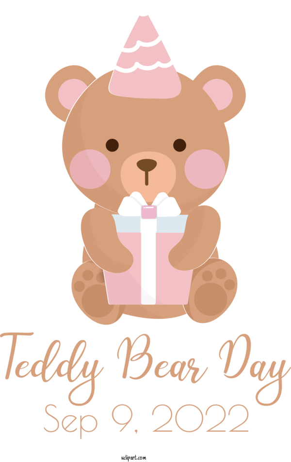 Free Teddy Bear Grizzly Bear Bears Giant Panda For Teddy Bear Day Clipart Transparent Background