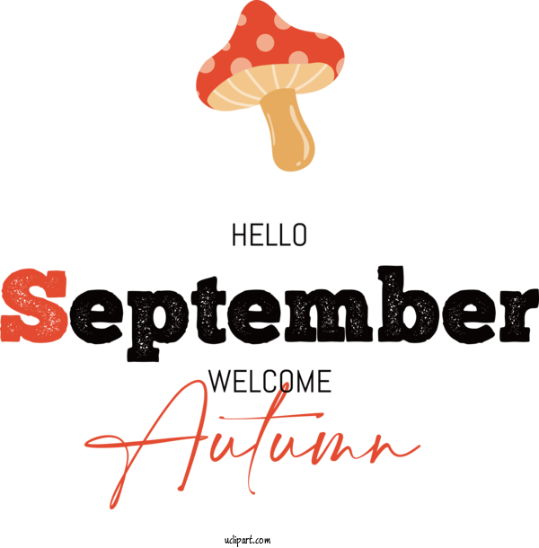 Free Hello September Logo Tommee Tippee Line For Welcome Autumn Clipart Transparent Background