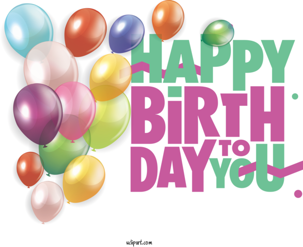 Free Birthday Font New Museum Balloon For Happy Birthday Clipart Transparent Background