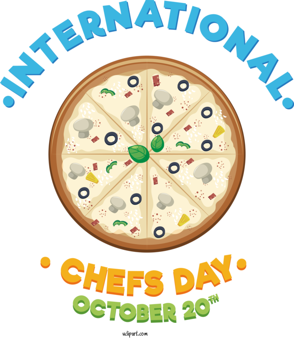 Free Chefs Day Line Text Mathematics For International Chefs Day Clipart Transparent Background