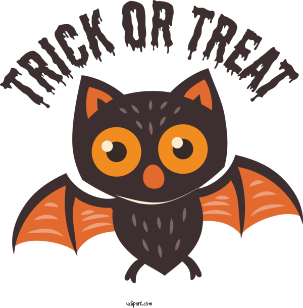 Free Halloween Birds Owls Beak For Trick Or Treat Clipart Transparent Background
