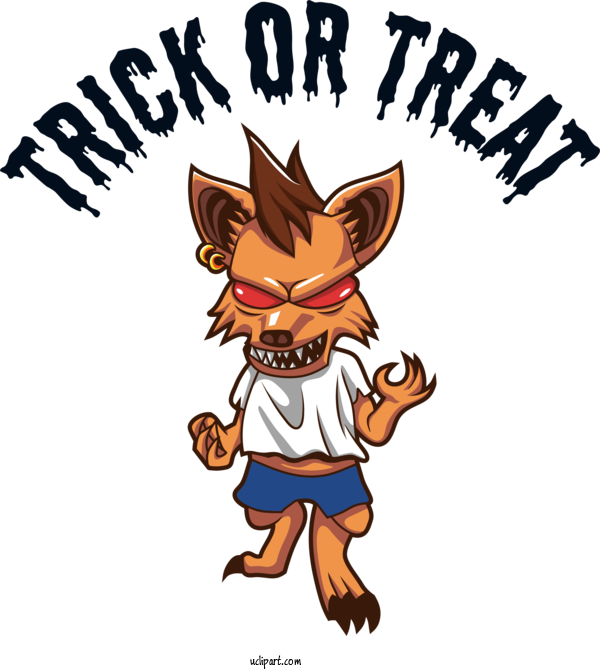 Free Halloween Cat Dog Cartoon For Trick Or Treat Clipart Transparent Background