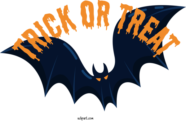 Free Halloween Cartoon Logo Orange For Trick Or Treat Clipart Transparent Background