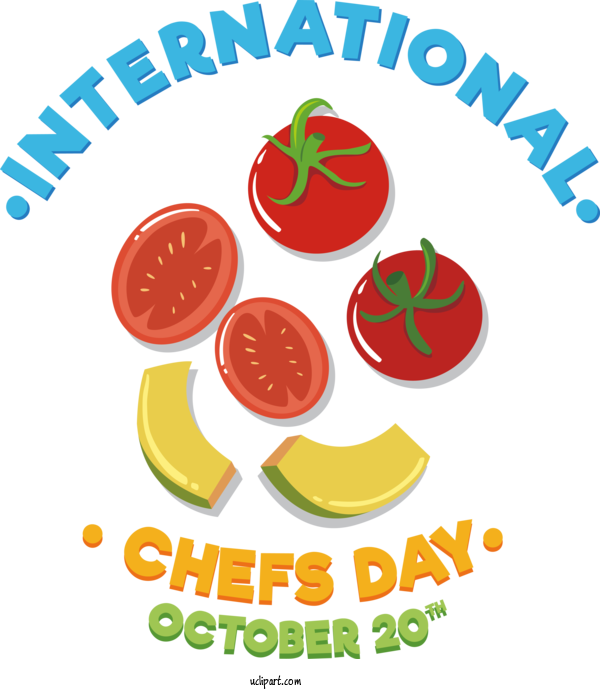 Free Chefs Day Vegetable Food Group Superfood For International Chefs Day Clipart Transparent Background