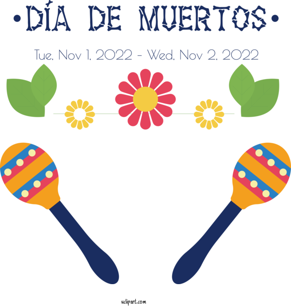 Free Day Of The Dead Super Clip Art Drawing Logo For Dia De Los Muertos Clipart Transparent Background