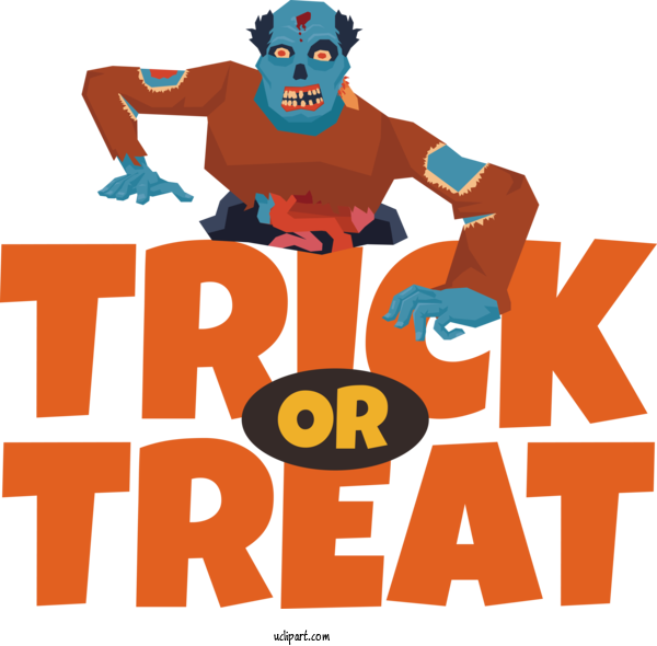 Free Halloween Human Logo Cartoon For Trick Or Treat Clipart Transparent Background