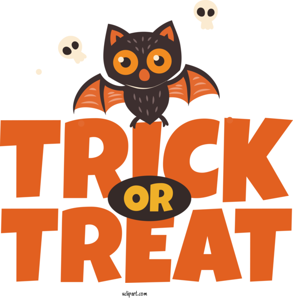 Free Halloween Cat Birds Owls For Trick Or Treat Clipart Transparent Background