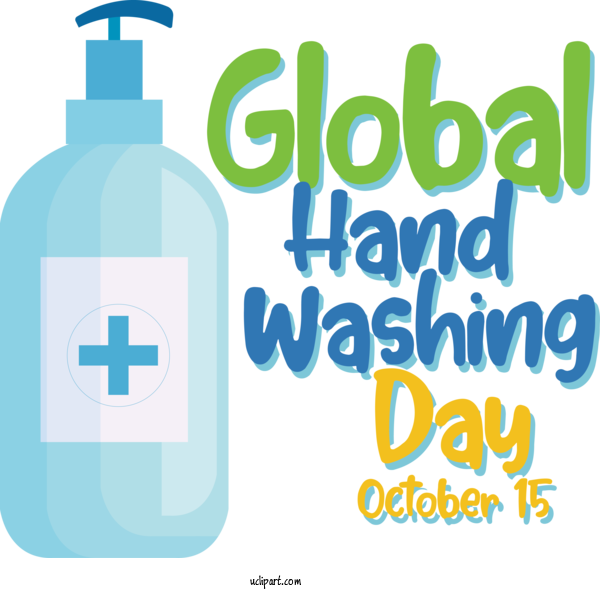 Free Handwashing Day Water Design Logo For Global Handwashing Day Clipart Transparent Background