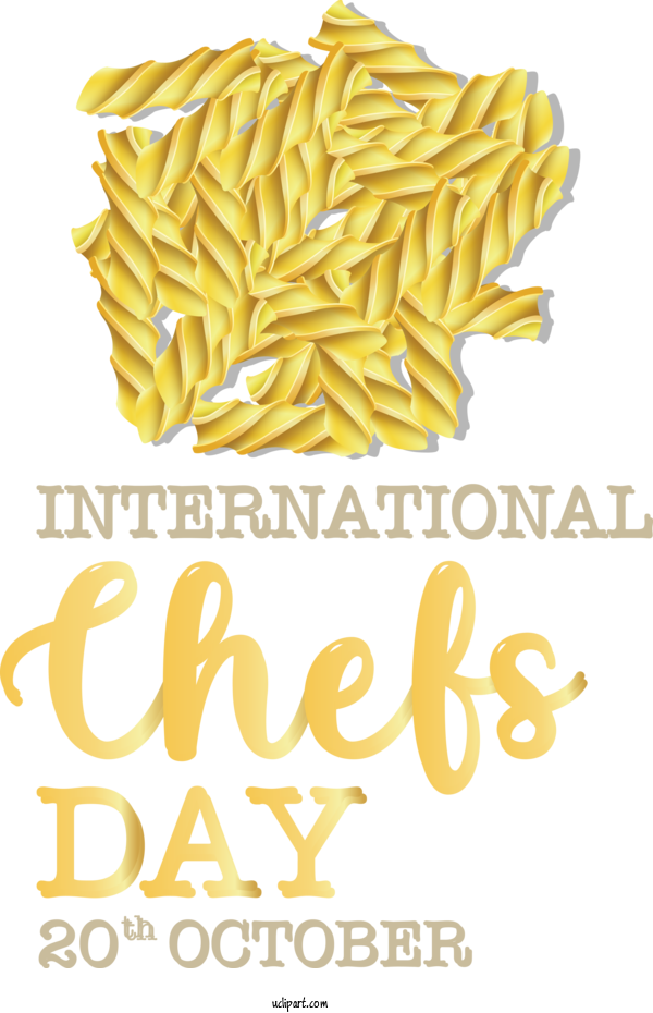 Free Chefs Day Logo Drawing Icon For International Chefs Day Clipart Transparent Background