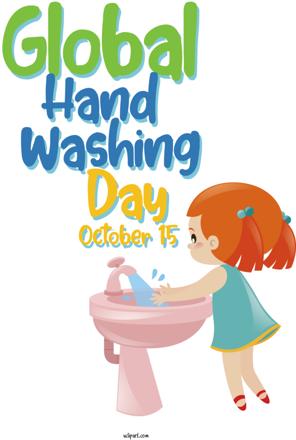 Free Handwashing Day Human Cartoon Line For Global Handwashing Day Clipart Transparent Background