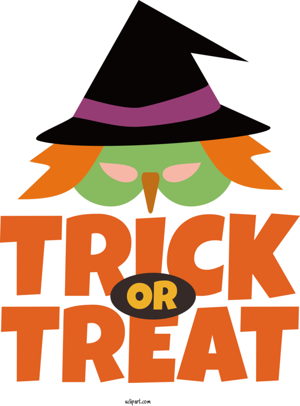 Free Halloween Design Logo Pattern For Trick Or Treat Clipart Transparent Background