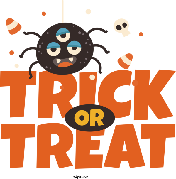 Free Halloween Design Human Cartoon For Trick Or Treat Clipart Transparent Background