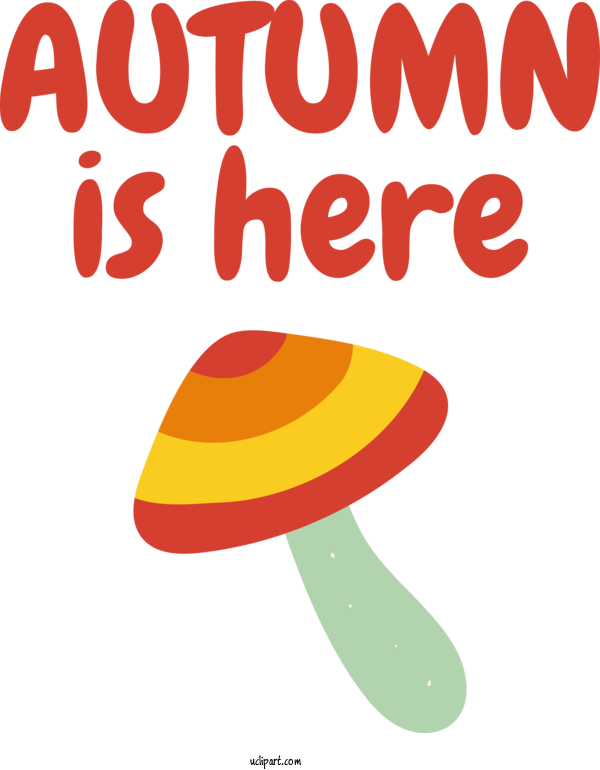 Free Autumn Logo Cartoon Line For Autumn Is Here Clipart Transparent Background