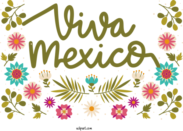 Free MEXICO Drawing Painting Cartoon For VIVA MEXICO Clipart Transparent Background