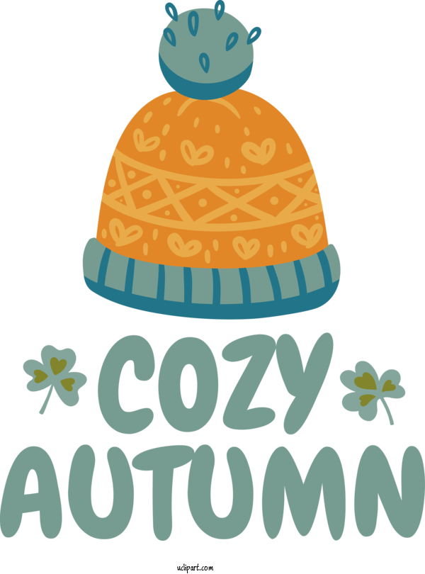 Free Autumn Text Line Mathematics For Cozy Autumn Clipart Transparent Background