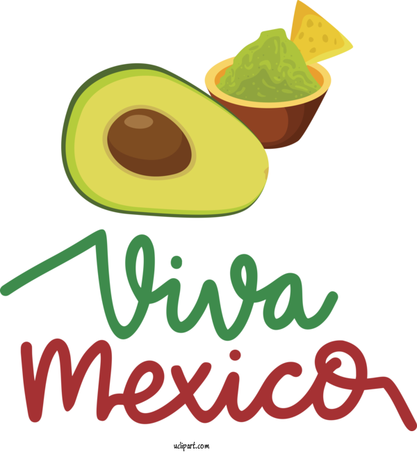 Free MEXICO Natural Food Superfood Logo For VIVA MEXICO Clipart Transparent Background