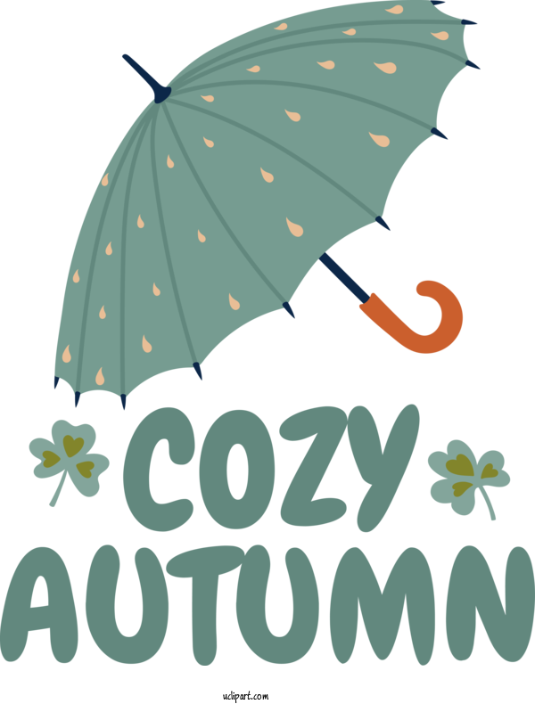 Free Autumn Design Leaf Logo For Cozy Autumn Clipart Transparent Background