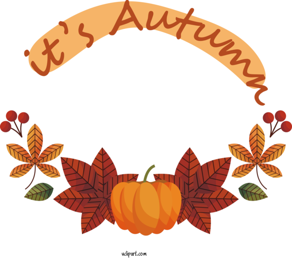 Free Hello Autumn Autumn Leaf Drawing For Its Autumn Clipart Transparent Background